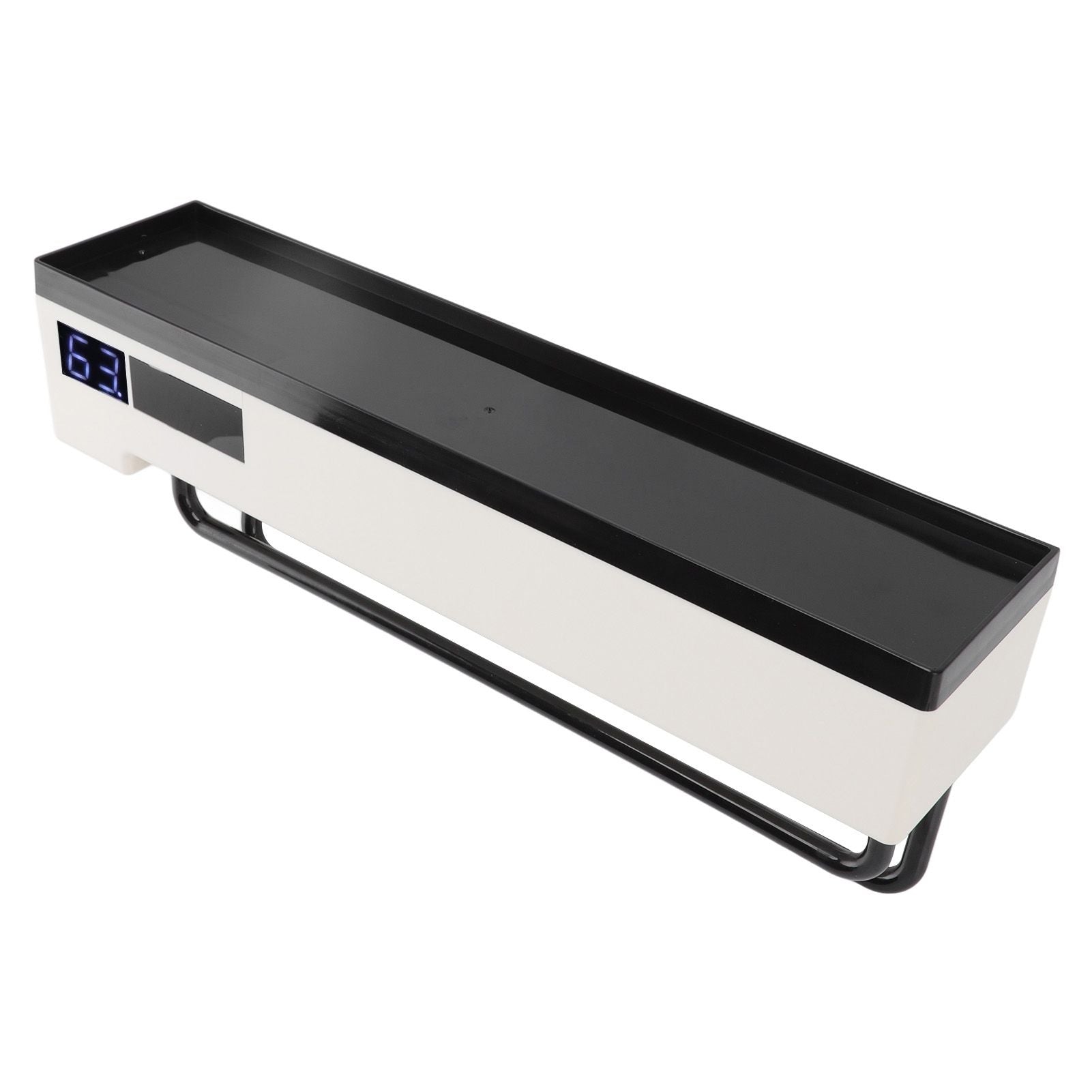 Toothbrush Holder UVC Disinfection 2 in 1 Solar Charging Digital Display Wall Mounted Automatic Toothbrush Sterilizer