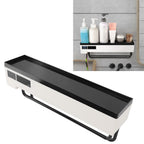 Toothbrush Holder UVC Disinfection 2 in 1 Solar Charging Digital Display Wall Mounted Automatic Toothbrush Sterilizer