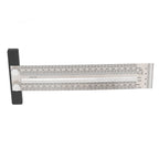 Woodworking Marking T Rulers Positioning Scribing Ruler Gauge Carpenter Measuring Mark Ruler 200mm