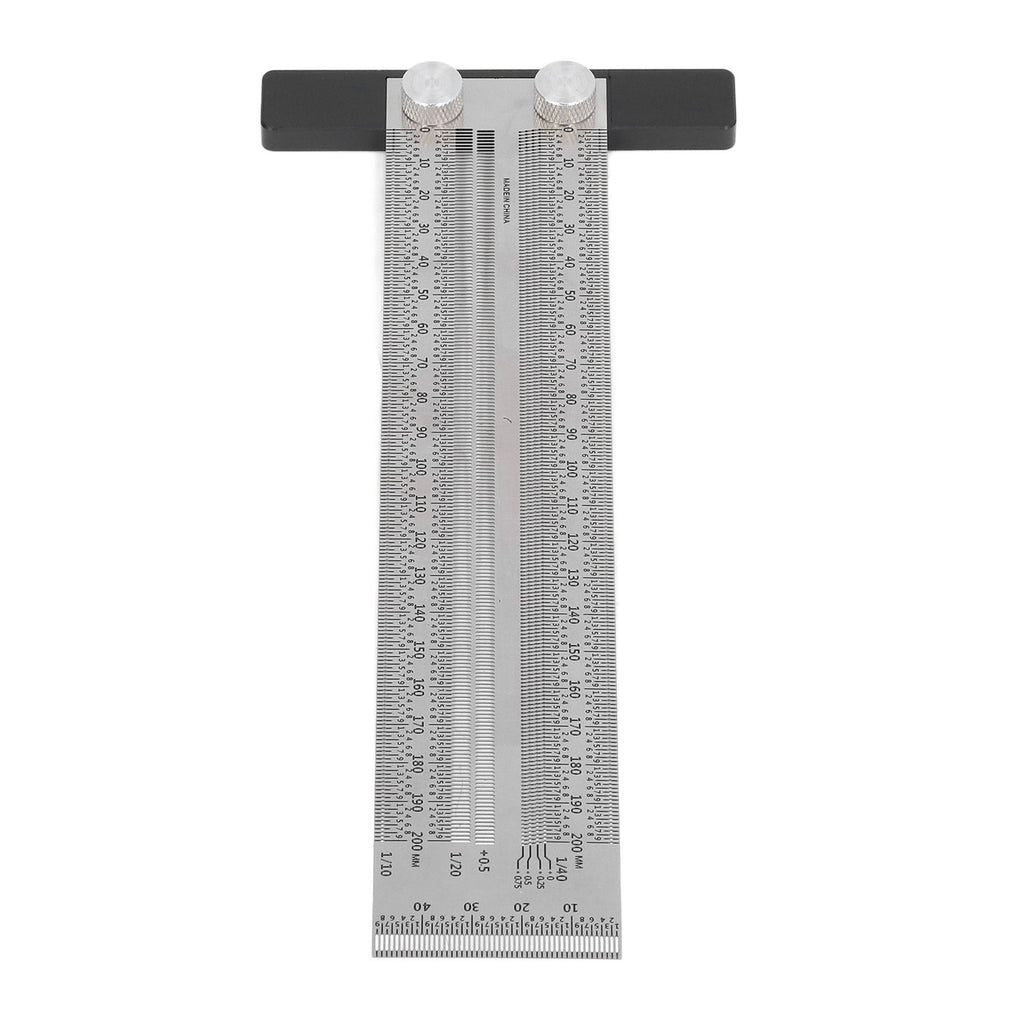 Woodworking Marking T Rulers Positioning Scribing Ruler Gauge Carpenter Measuring Mark Ruler 200mm