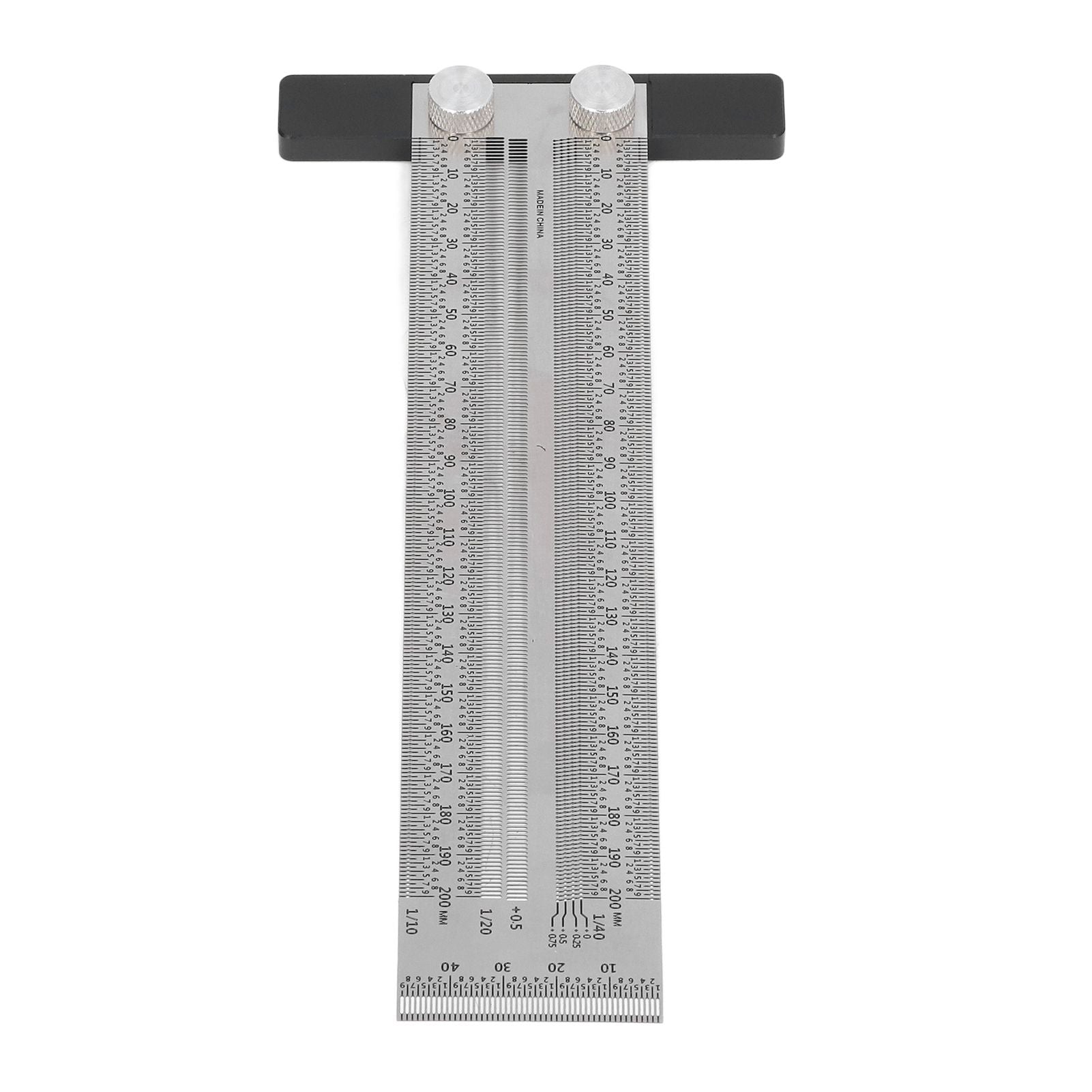 Woodworking Marking T Rulers Positioning Scribing Ruler Gauge Carpenter Measuring Mark Ruler 200mm