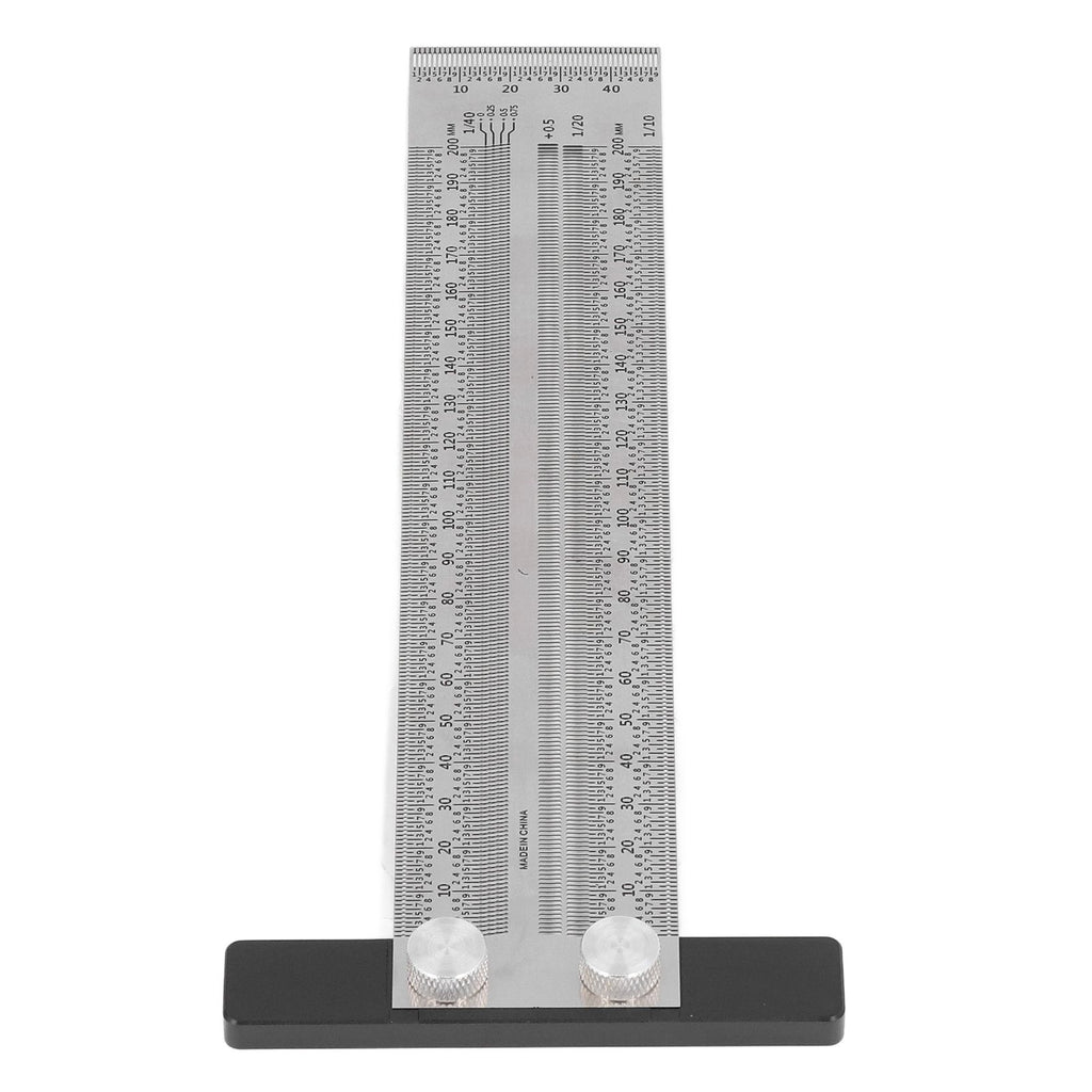 Woodworking Marking T Rulers Positioning Scribing Ruler Gauge Carpenter Measuring Mark Ruler 200mm