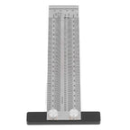 Woodworking Marking T Rulers Positioning Scribing Ruler Gauge Carpenter Measuring Mark Ruler 200mm