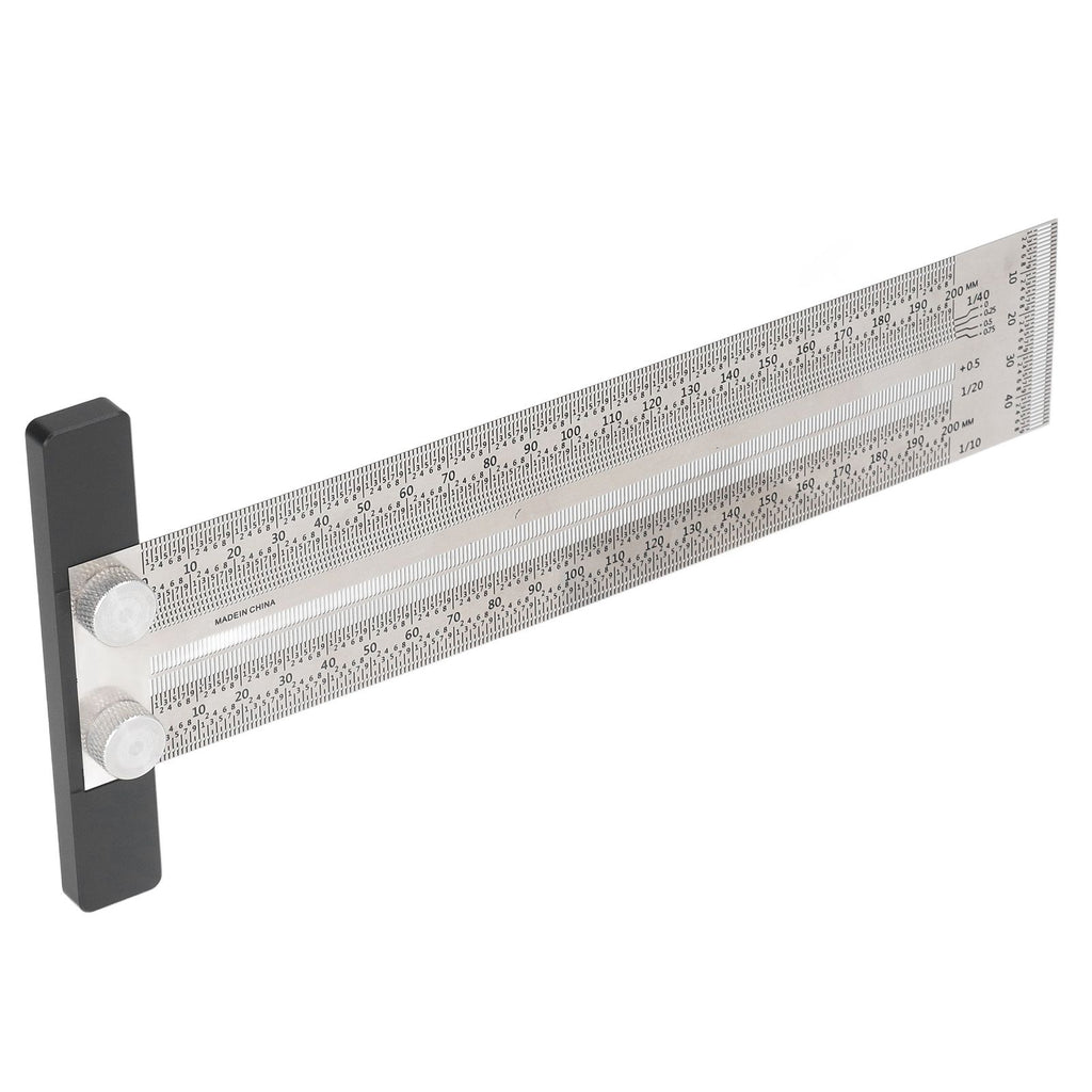 Woodworking Marking T Rulers Positioning Scribing Ruler Gauge Carpenter Measuring Mark Ruler 200mm