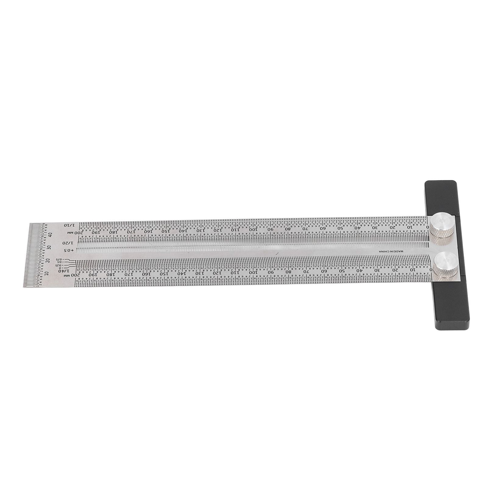 Woodworking Marking T Rulers Positioning Scribing Ruler Gauge Carpenter Measuring Mark Ruler 200mm