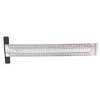 Woodworking Marking T Rulers Positioning Scribing Ruler Gauge Carpenter Measuring Mark Ruler 300mm
