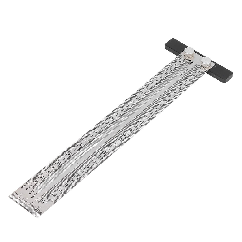 Woodworking Marking T Rulers Positioning Scribing Ruler Gauge Carpenter Measuring Mark Ruler 300mm