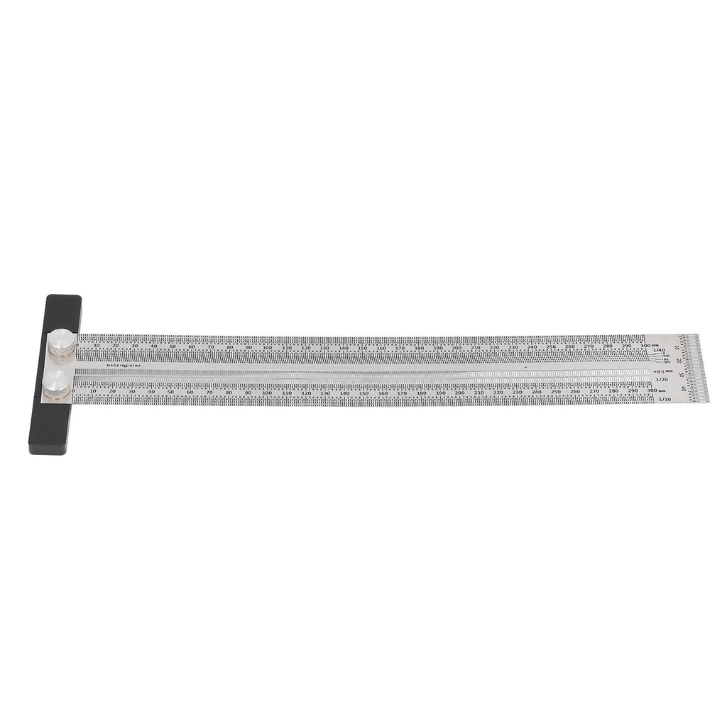 Woodworking Marking T Rulers Positioning Scribing Ruler Gauge Carpenter Measuring Mark Ruler 300mm