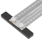 Woodworking Marking T Rulers Positioning Scribing Ruler Gauge Carpenter Measuring Mark Ruler 300mm