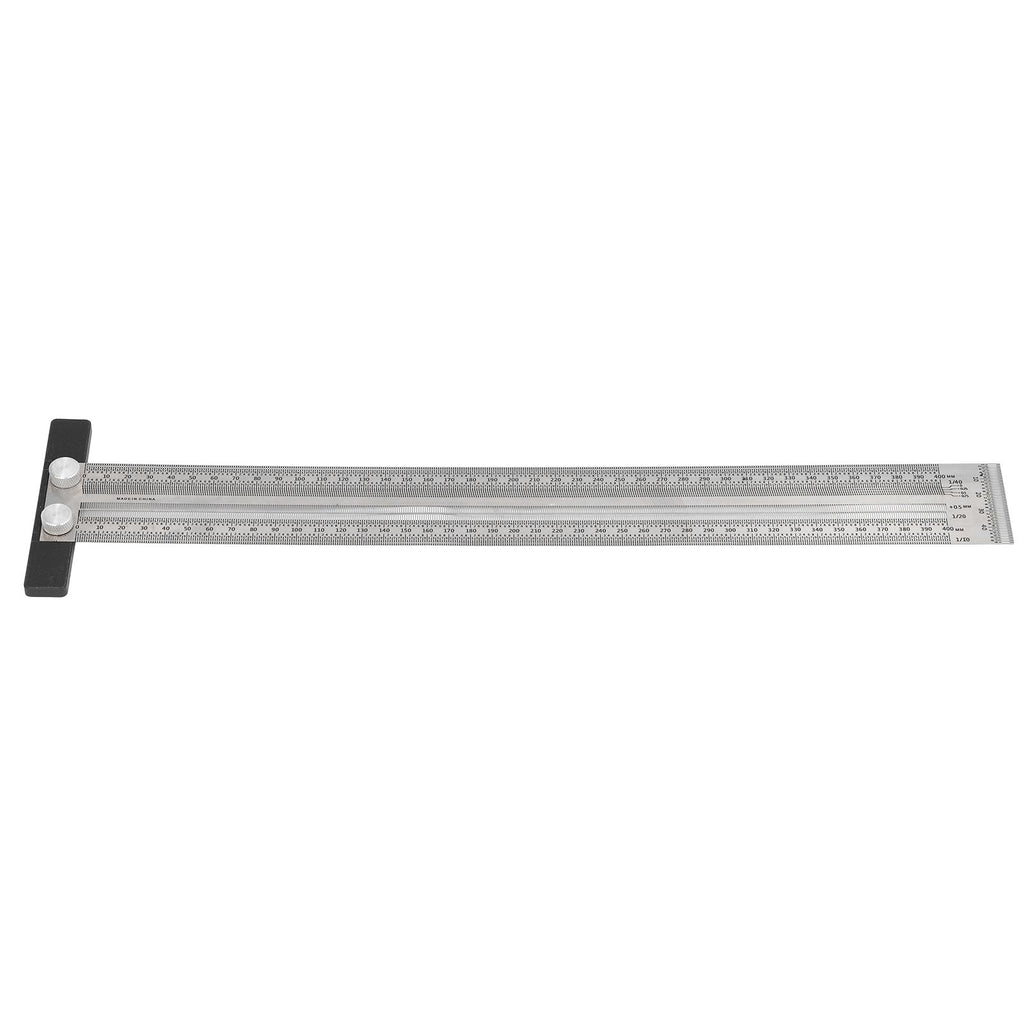 Woodworking Marking T Rulers Positioning Scribing Ruler Gauge Carpenter Measuring Mark Ruler 400mm