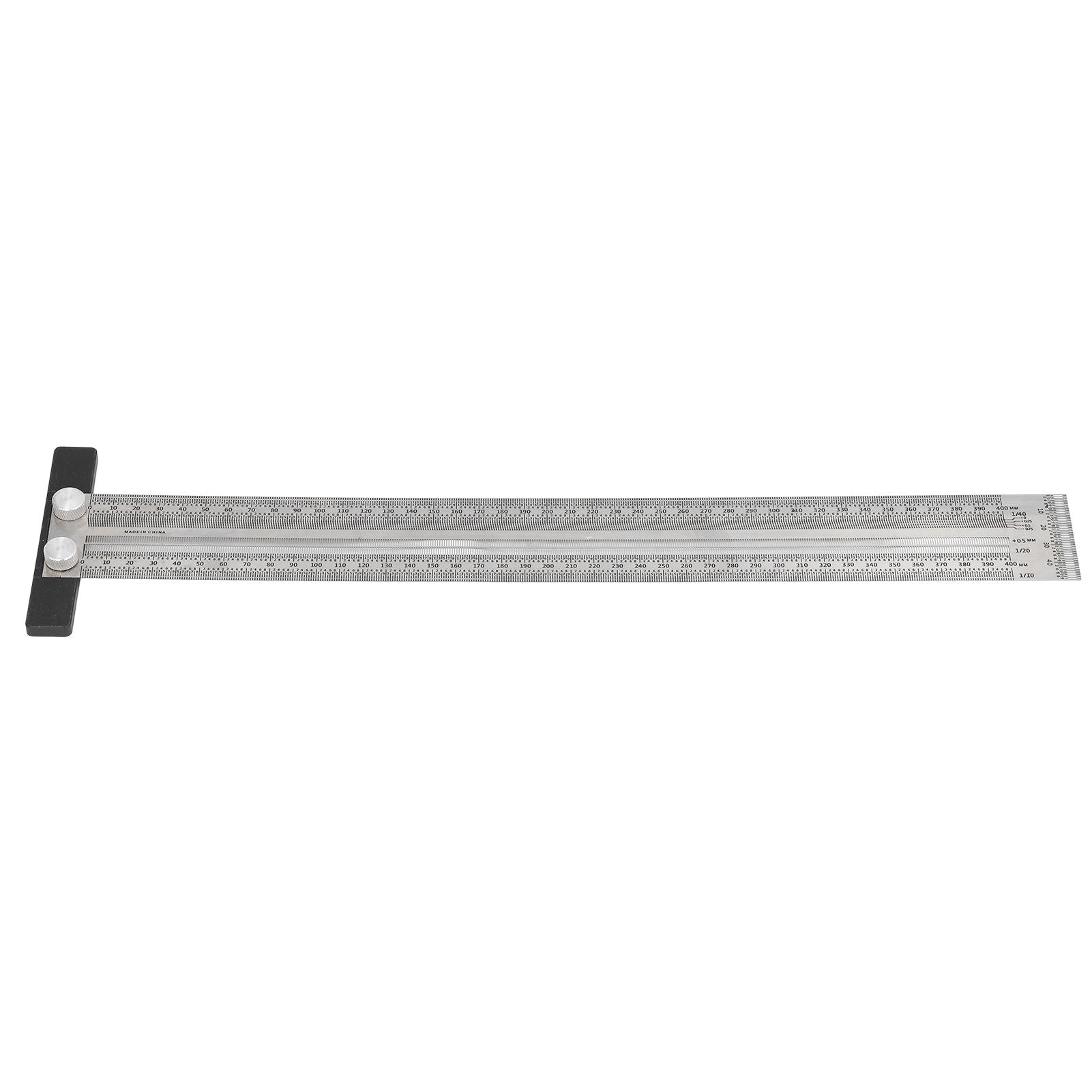 Woodworking Marking T Rulers Positioning Scribing Ruler Gauge Carpenter Measuring Mark Ruler 400mm