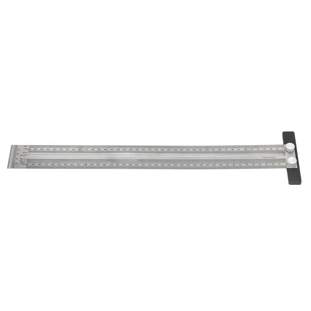 Woodworking Marking T Rulers Positioning Scribing Ruler Gauge Carpenter Measuring Mark Ruler 400mm
