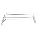 Stainless Steel Double Row Wine Glass Stemware Rack Hanging Stemware Holder Under CabinetM