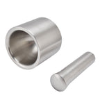 Mortar Pestle Dual Structure Design Glossy Texture Practical Silent Cleanable Kitchen Grinder for Food