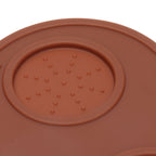 Coffee Tamper Pad Silicone Anti Slip Tamper Mat Soft Harmless Corner Tamping Mat for HouseholdBrown