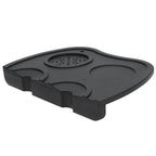Silicone Coffee Tamper Pad Anti Slip Soft Tamper Mat Heat Resistant Corner Tamping Mat for HomeBlack