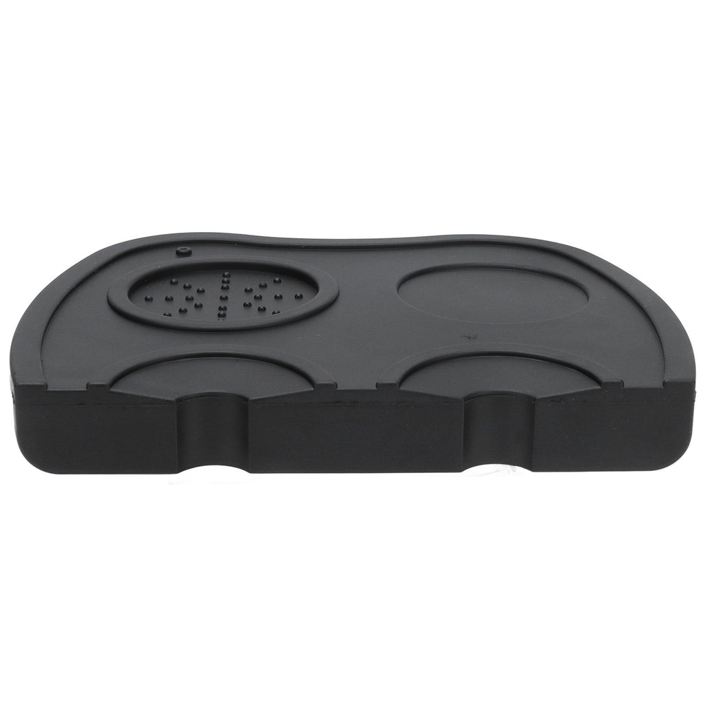 Silicone Coffee Tamper Pad Anti Slip Soft Tamper Mat Heat Resistant Corner Tamping Mat for HomeBlack