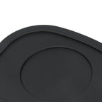 Silicone Coffee Tamper Pad Anti Slip Soft Tamper Mat Heat Resistant Corner Tamping Mat for HomeBlack