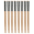 8 Pairs Bamboo Chopsticks Reusable Classic Japanese Style Chop Sticks Set for Home Restaurant