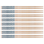 8 Pairs Bamboo Chopsticks Reusable Classic Japanese Style Chop Sticks Set for Home Restaurant