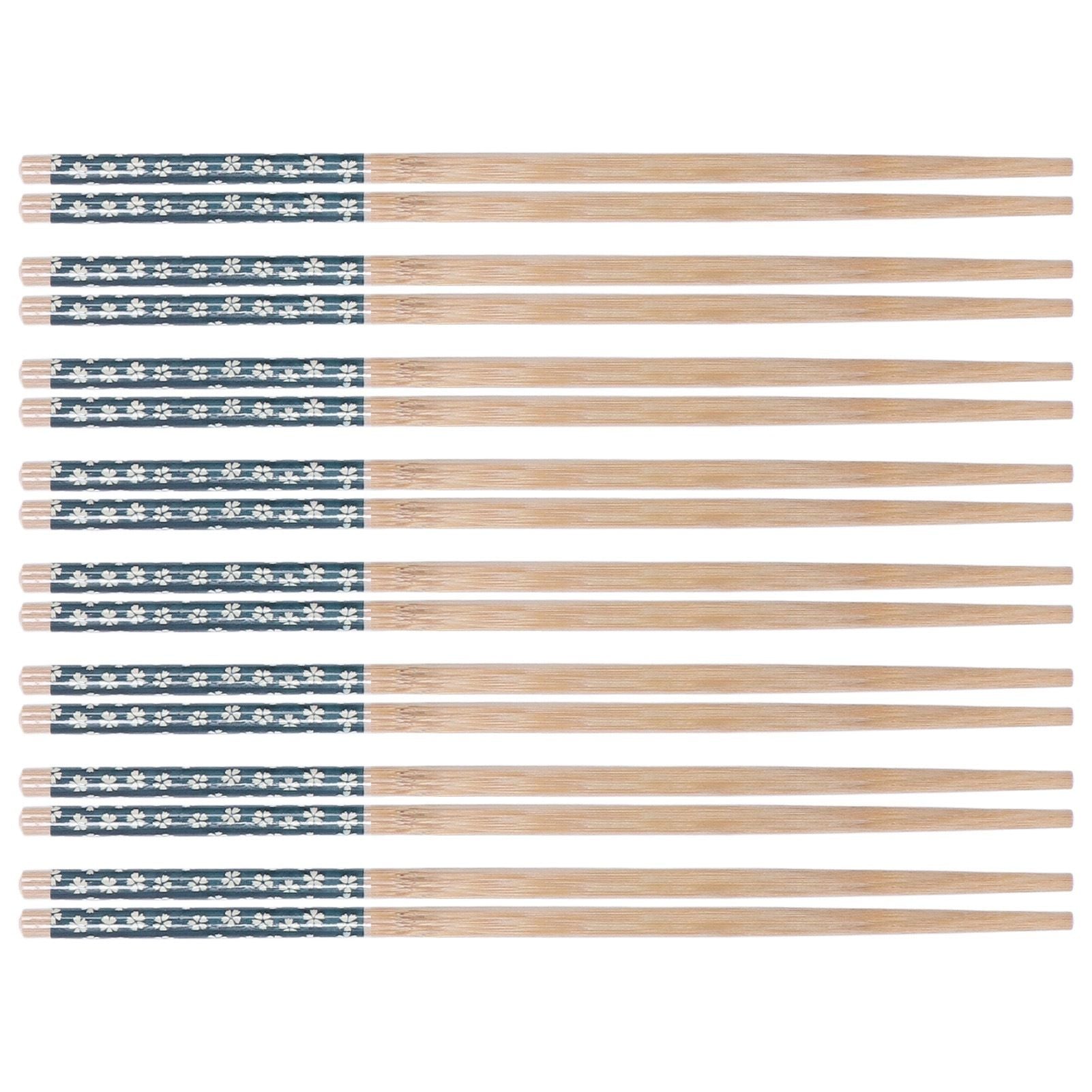 8 Pairs Bamboo Chopsticks Reusable Classic Japanese Style Chop Sticks Set for Home Restaurant