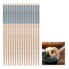 8 Pairs Bamboo Chopsticks Reusable Classic Japanese Style Chop Sticks Set for Home Restaurant