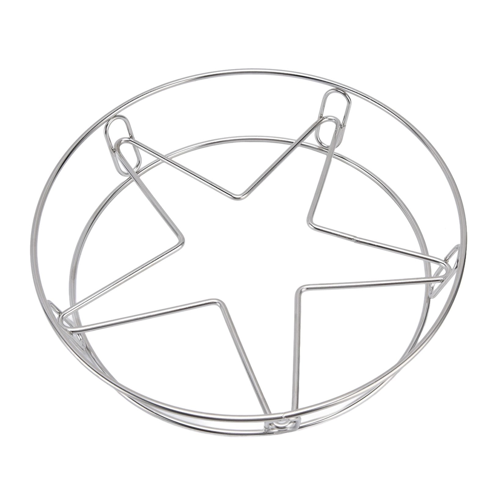 Tall Trivet Rack Stand Stable Base Multifunctional Anti Rust High Temperature Resistance Steaming Rack for Home