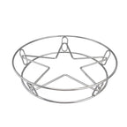 Tall Trivet Rack Stand Stable Base Multifunctional Anti Rust High Temperature Resistance Steaming Rack for Home