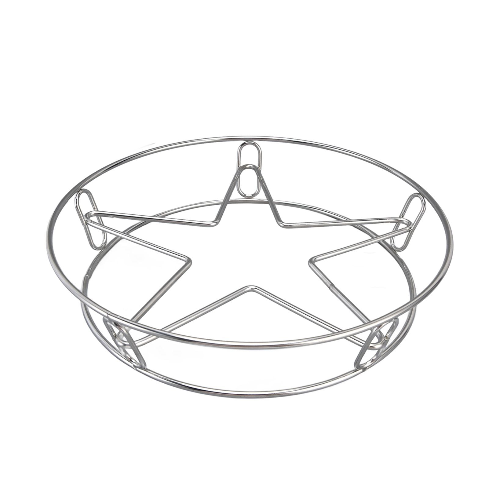 Tall Trivet Rack Stand Stable Base Multifunctional Anti Rust High Temperature Resistance Steaming Rack for Home