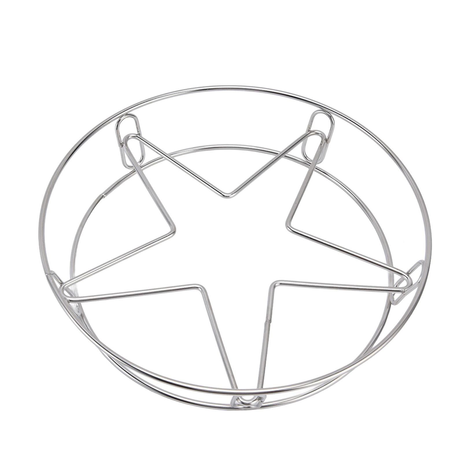Tall Trivet Rack Stand Stable Base Multifunctional Anti Rust High Temperature Resistance Steaming Rack for Home