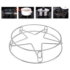 Tall Trivet Rack Stand Stable Base Multifunctional Anti Rust High Temperature Resistance Steaming Rack for Home