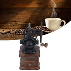 Manual Coffee Grinder Retro Style Sturdy Durable Exquisite Portable Hand Coffee Grinder for Home Office