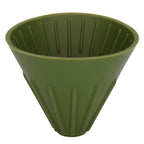 Silicone Coffee Dripper Portable Reusable Folding Coffee Filter for Travel Camping Office HomeGreen
