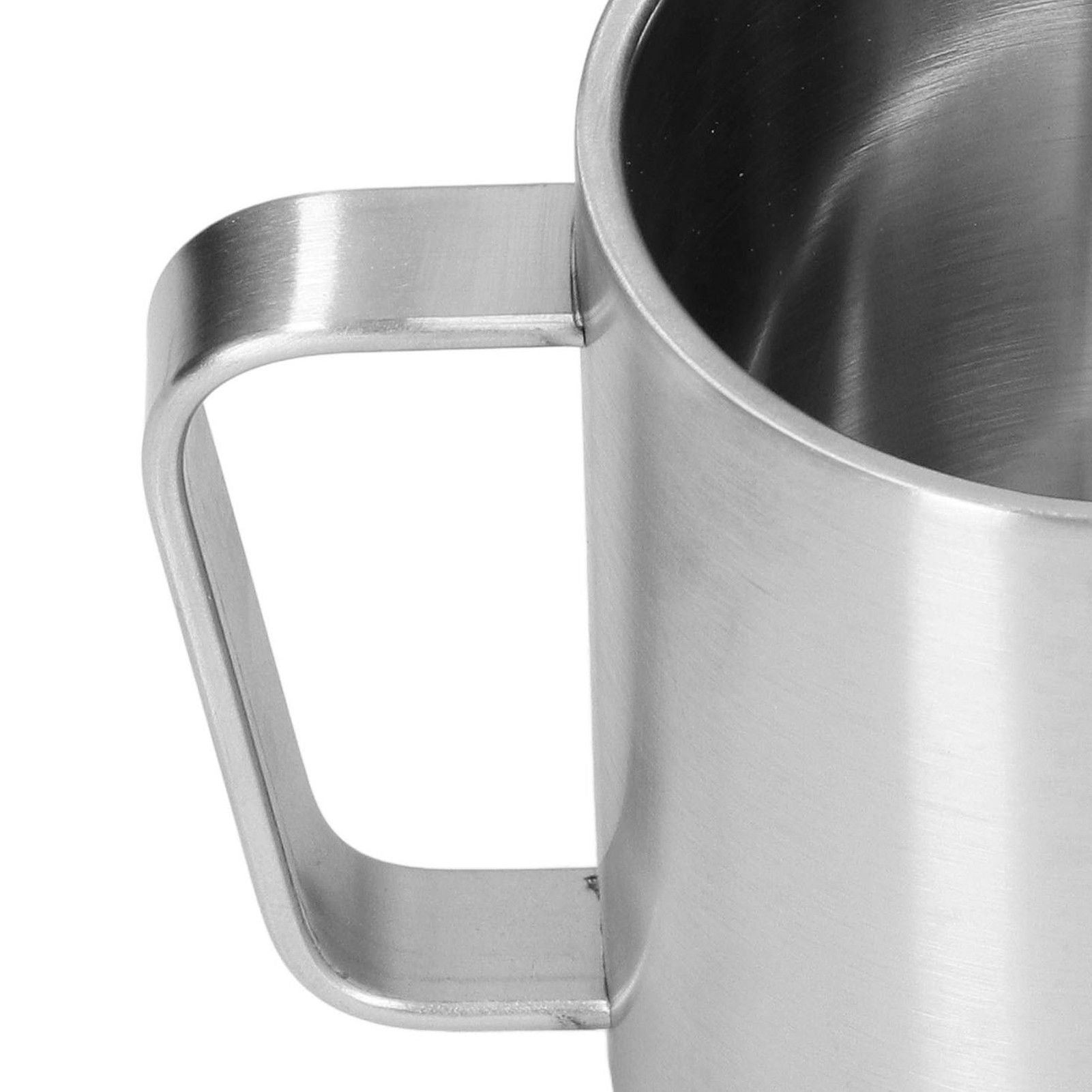 Stainless Steel Cup 300ml Capacity Double Layer Ergonomic Design Texture With Handle Coffee Mug