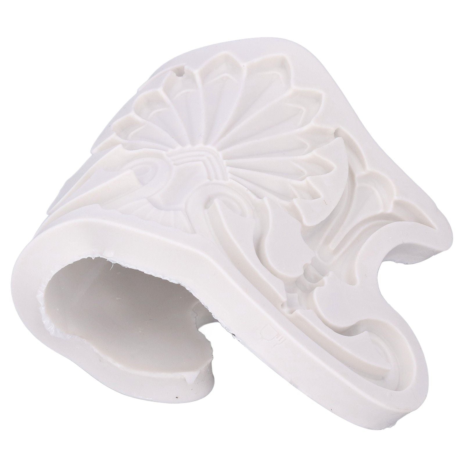 Cake Border Silicone Mold European Retro Pattern DIY Gray Nontoxic for Clay Resin Chocolate