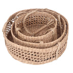 Hanging Fruit Basket Rattan 3 Tiers Multifunctional Foldable Elegant Style Easy Installation Hanging Produce Basket