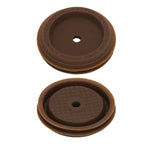 Reusable Coffee Capsule Lid Food Grade Silica Gel Environmental Resilient Lid with Brush Spoon for Vertuoline Pro Coffee Pod