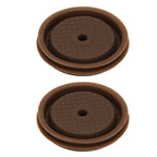 Reusable Coffee Capsule Lid Food Grade Silica Gel Environmental Resilient Lid with Brush Spoon for Vertuoline Pro Coffee Pod