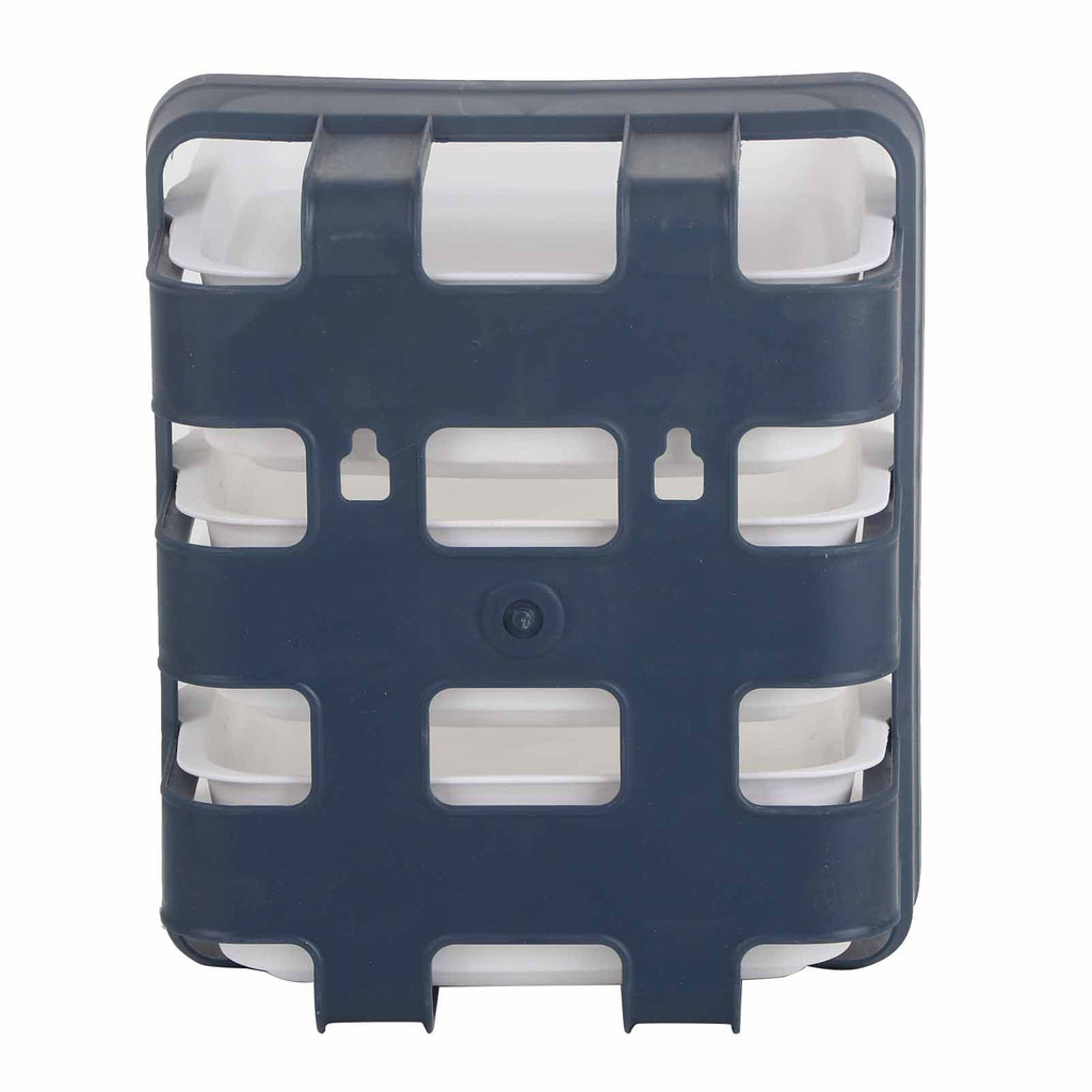 Preparation Plate PP Multilayer Multifunctional Household Vegetable Fruit Preparation Tray for Hotpot Blue 6 Layers
