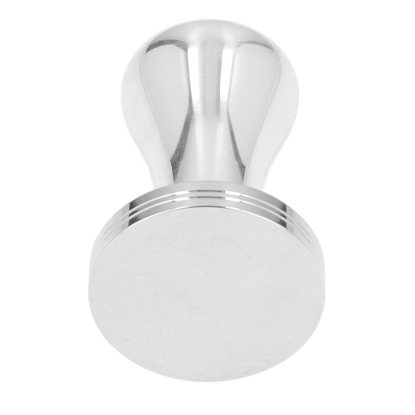 51mm Stainless Steel Coffee Tamper Flat Base Coffee Tamp Tool Coffee Powder Hammer for Home Office