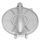 Tortilla Press 7.7in Rust Proof Aluminum Alloy Silver Heavy Duty Quesadilla Maker for Home Pasta Shops