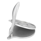 Tortilla Press 7.7in Rust Proof Aluminum Alloy Silver Heavy Duty Quesadilla Maker for Home Pasta Shops