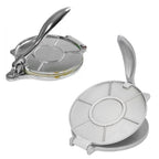 Tortilla Press 7.7in Rust Proof Aluminum Alloy Silver Heavy Duty Quesadilla Maker for Home Pasta Shops