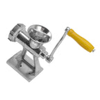 Manual Meat Grinder Silver Simple Operation Small Meat Mincer with Handle for Home Kitchen Restaurants Butcher Shops