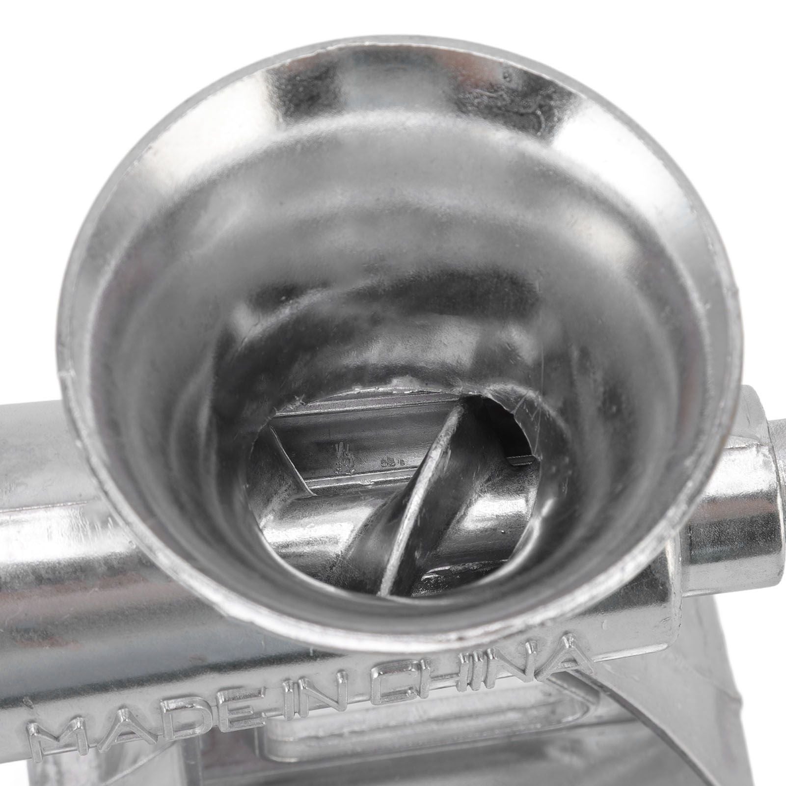 Manual Meat Grinder Silver Simple Operation Small Meat Mincer with Handle for Home Kitchen Restaurants Butcher Shops