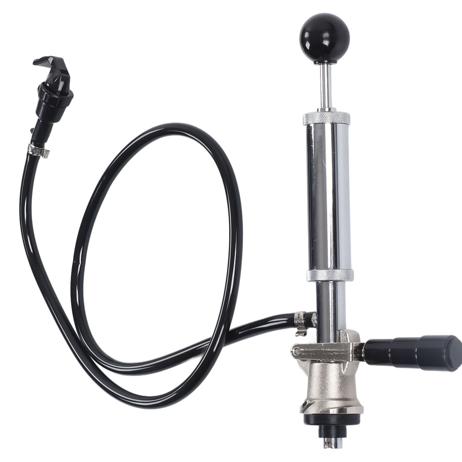 Beer Keg Pump Leakproof Rustproof Stainless Steel Beer Quick Keg Tap Pump S Type Dispenser for Picnic Party Wedding