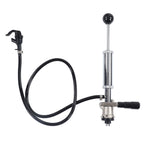 Beer Keg Pump Leakproof Rustproof Stainless Steel Beer Quick Keg Tap Pump S Type Dispenser for Picnic Party Wedding