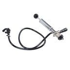Beer Keg Pump Leakproof Rustproof Stainless Steel Beer Quick Keg Tap Pump S Type Dispenser for Picnic Party Wedding