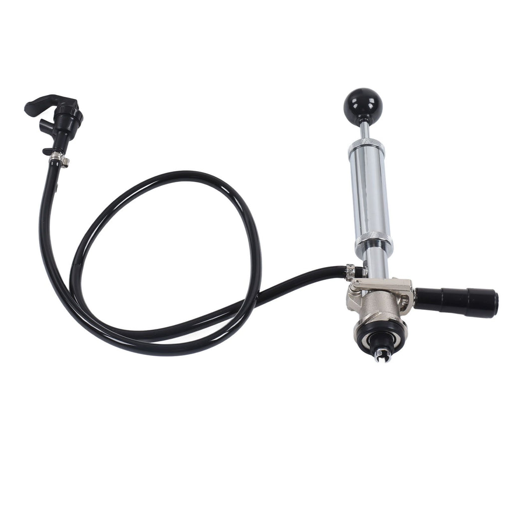 Beer Keg Pump Leakproof Rustproof Stainless Steel Beer Quick Keg Tap Pump S Type Dispenser for Picnic Party Wedding
