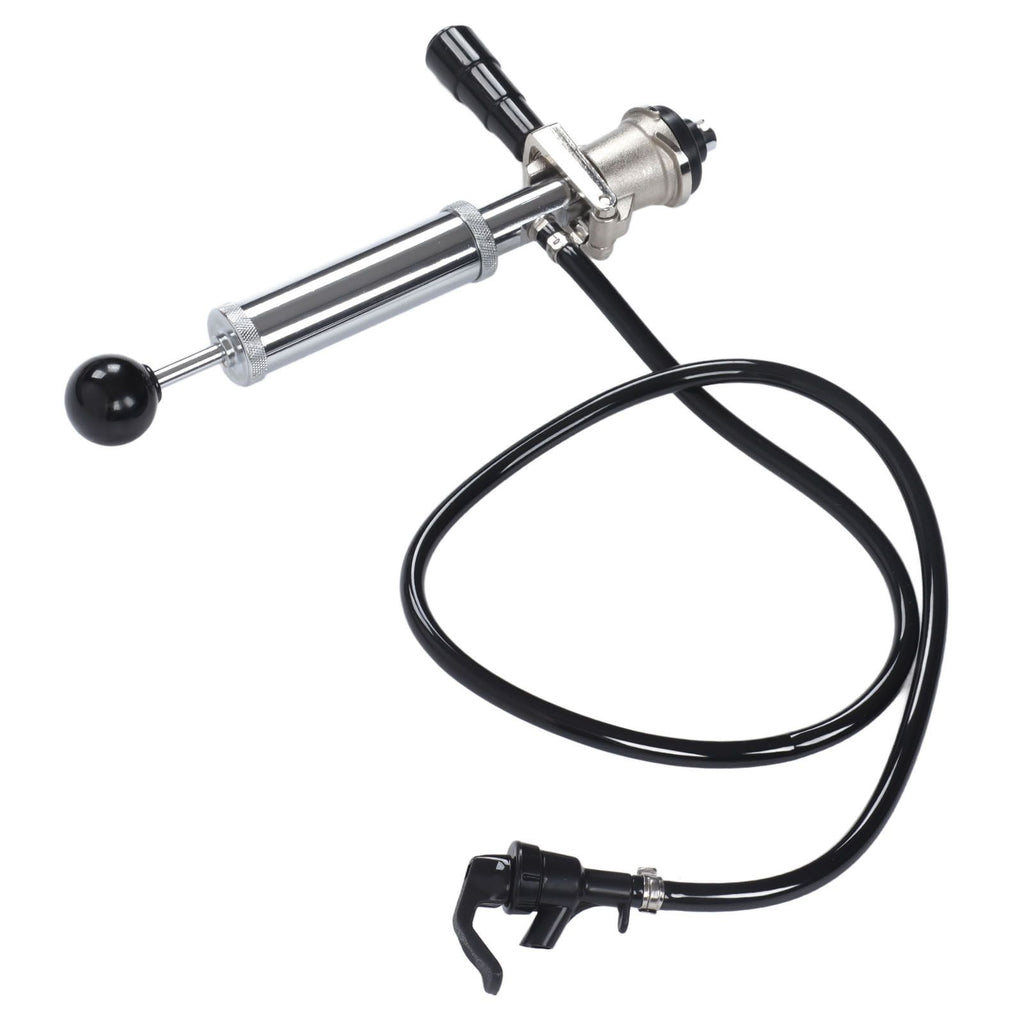 Beer Keg Pump Leakproof Rustproof Stainless Steel Beer Quick Keg Tap Pump S Type Dispenser for Picnic Party Wedding
